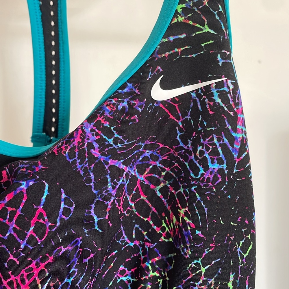 Nike Neon Leaf Racerback Top - Picture 2 of 7